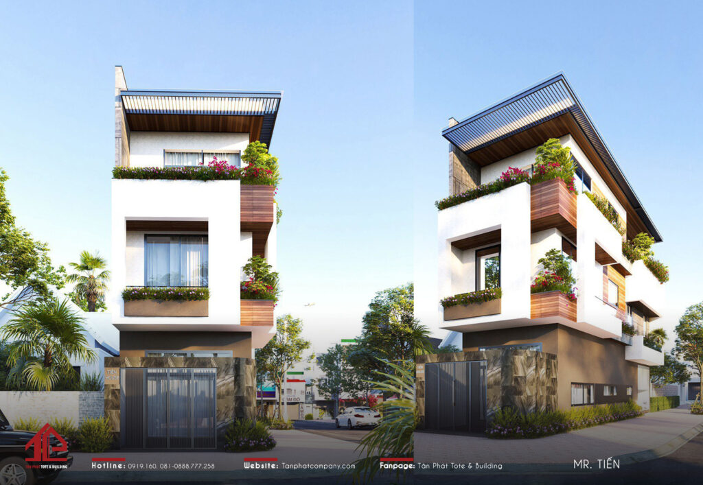 Mẫu nhà thiết kế 2 tầng 3 phòng ngủ có nhiều lợi thế được lựa chọn phổ biến hiện nay