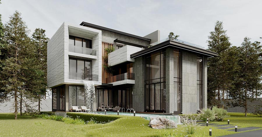 Mẫu thiết kế biệt thự 500m2 sân vườn được ưa chuộng nhất