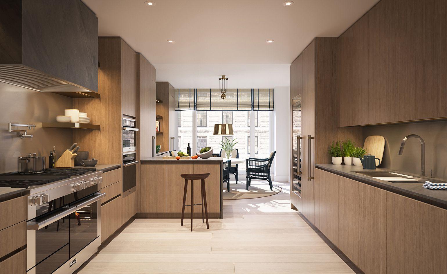 Mẫu thiết kế bếp chung cư 3 ngủ