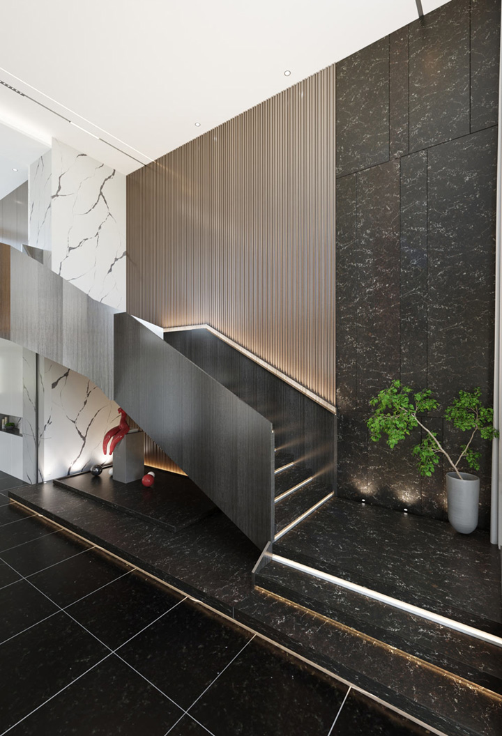 Op-tuong-bac-bang-da-VICOSTONE-Nero-Marquina-BQ8740-den-nau-nhan-van-trang-vang-mong-nhe-1