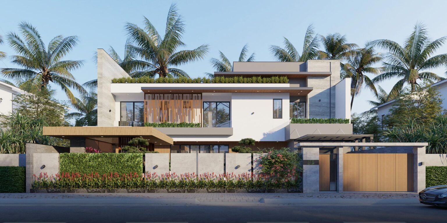 biệt thự 2 tầng