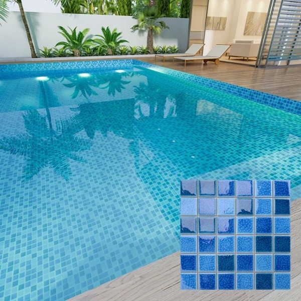 Gạch Mosaic ốp bể bơi