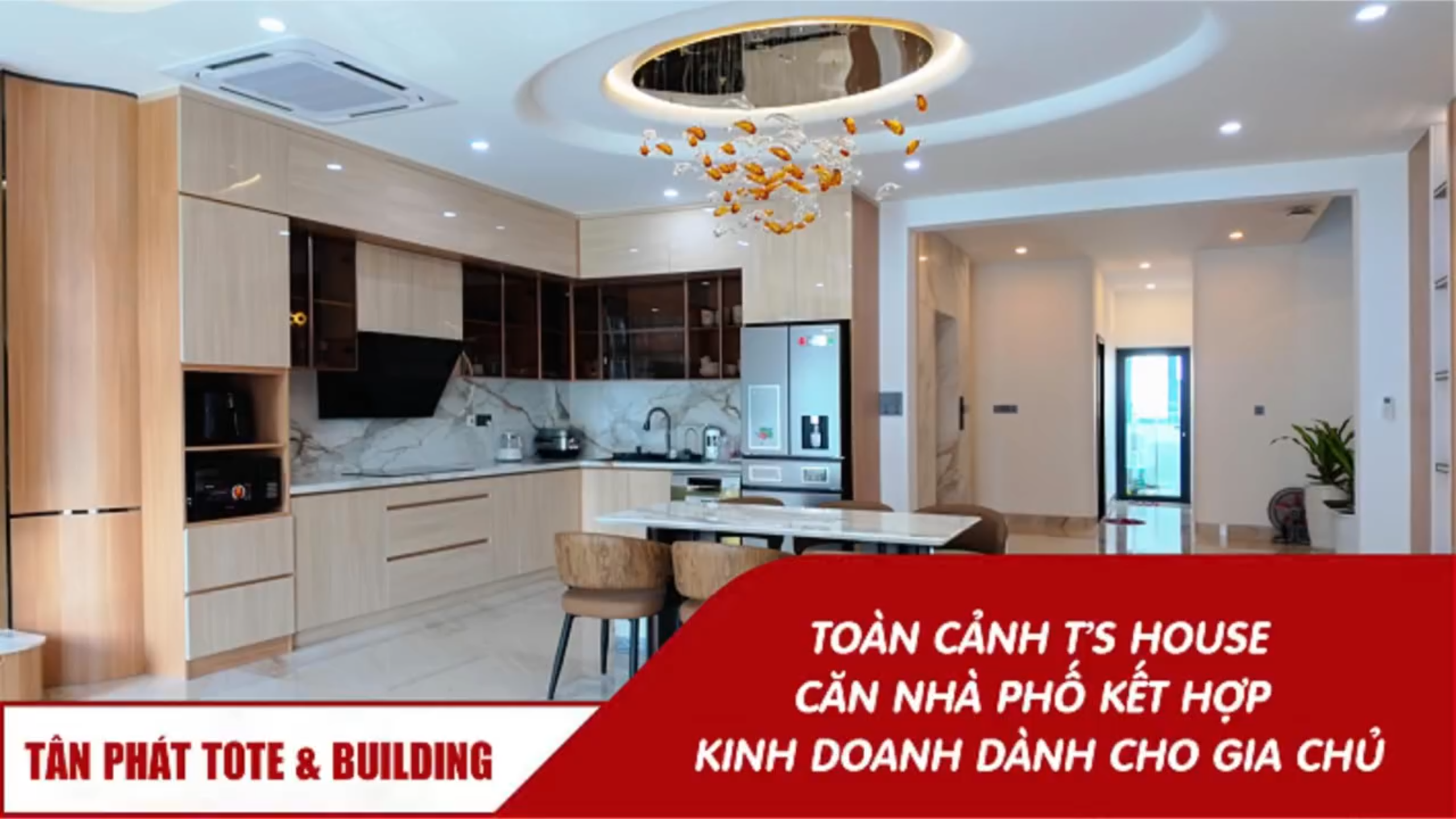 Mẫu nhà phố kết hợp kinh doanh hiện đại T’s House do Tân Phát Tote & Building thiết kế thi công