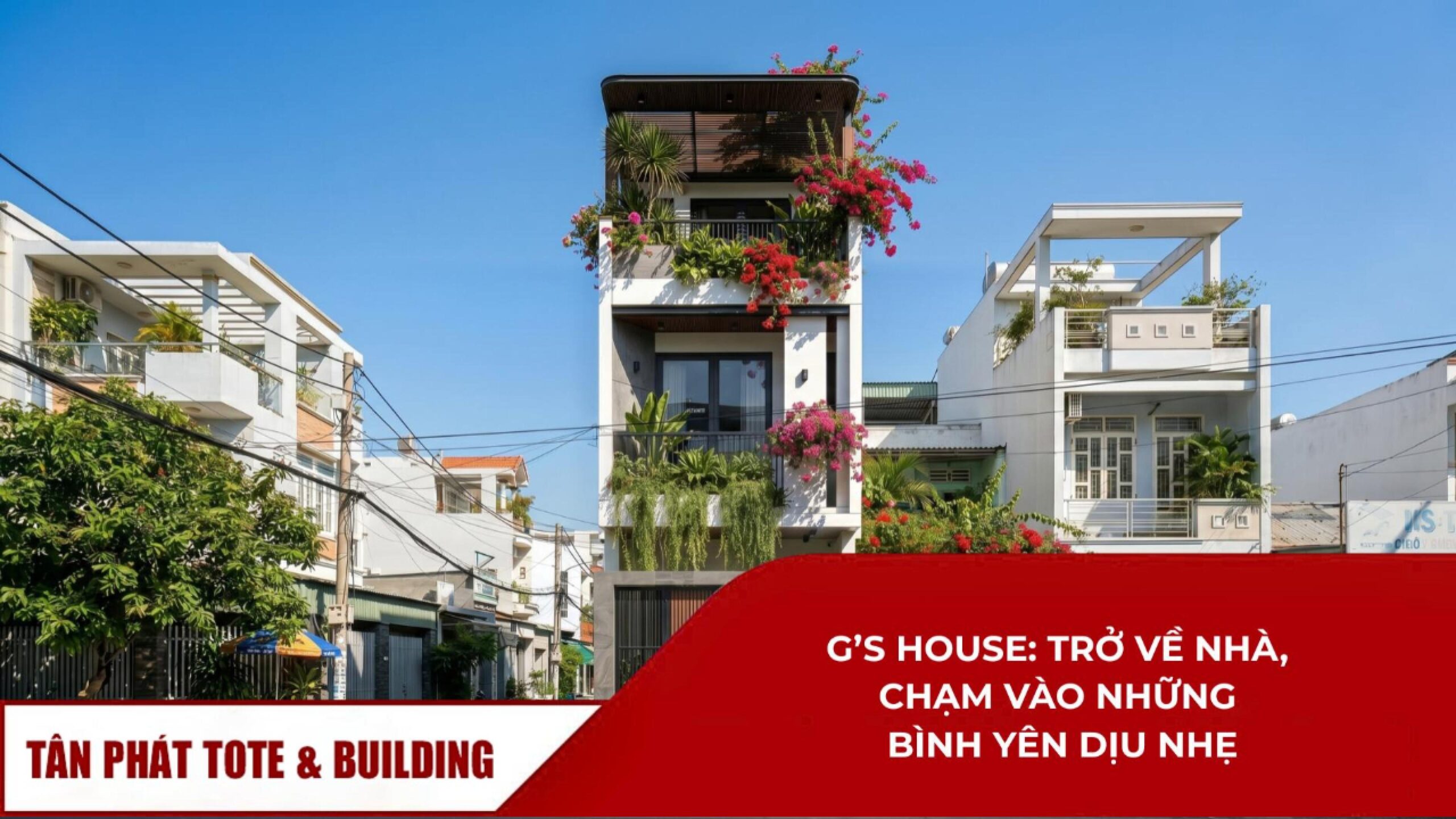 Timelapse thi công nhà phố G’s House 4x19m với mặt tiền hiện đại và xanh mát