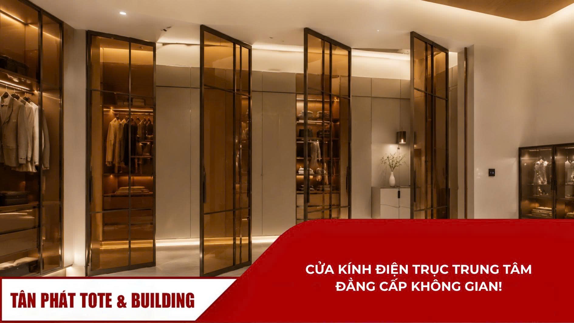 Cửa kính xoay trục giữa tự động với cơ chế cửa kính điện trục trung tâm cao cấp